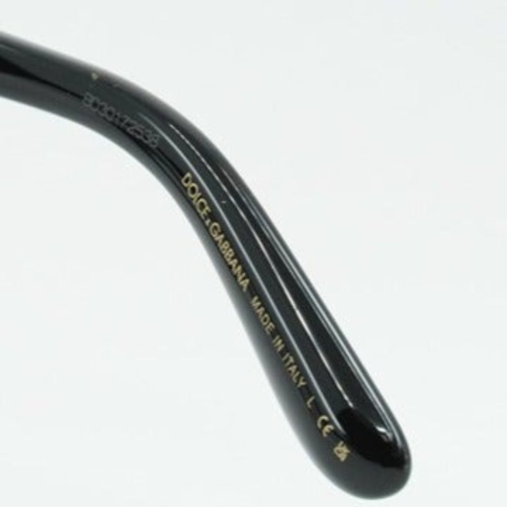 FINAL PRICE NEW DOLCE & GABBANA DG3353 501 BLACK 51MM EYEGLASSES - Picture 8 of 10